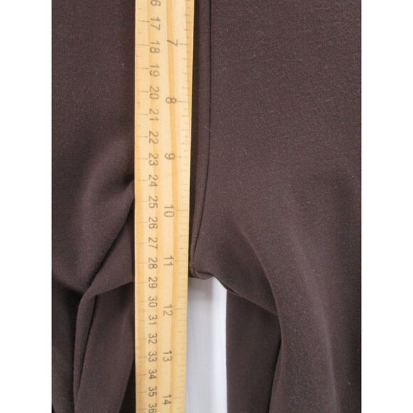 J Mclaughlin Pants 10 Wide Leg Trousers High Rise Stretch Zip Up - Picture 3 of 9